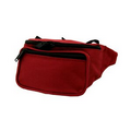 600 Denier Nylon Classic 3 Zippers Fanny Pack